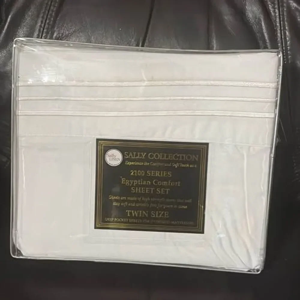 Sally Collection 2100 Series Egyptian Comfort Twin Sheet Set